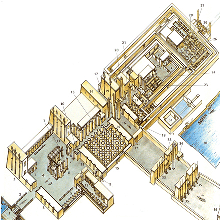 Храм в карнаке план
