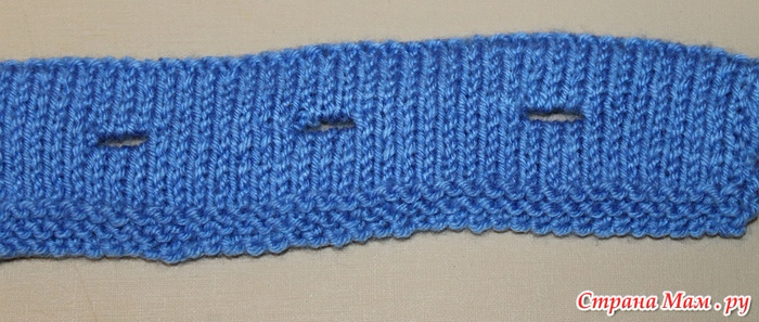 Прорезные петли. Как сделать прорезные петли спицами и крючком. | Knit: всё про вязание | Дзен