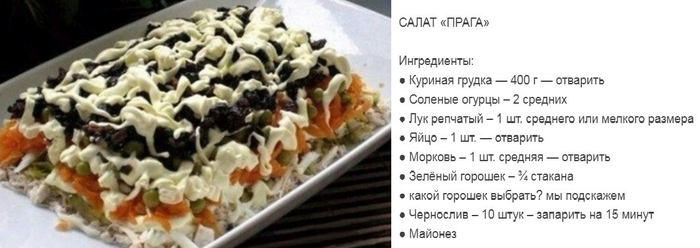 Салат прага с курицей и черносливом пошаговый. Салат Прага классический с черносливом. Салат с черносливом и курицей.