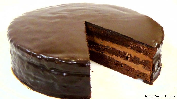 Вкуснейший торт ПРАГА. Рецепт (700x393, 166Kb)