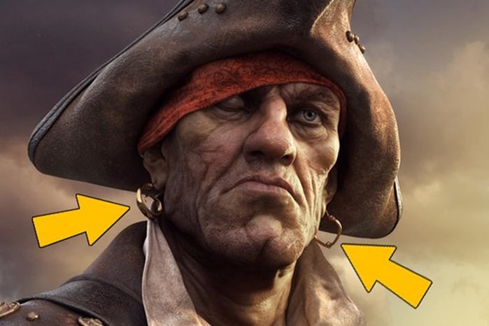 Почему пираты носили серьги в ушах