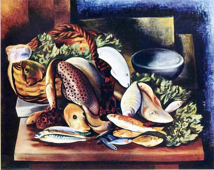 212 moise_kisling_Still Life with Fish, 1929 (700x557, 498Kb)