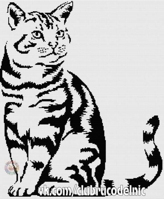 Черный кот (576x700, 278Kb)