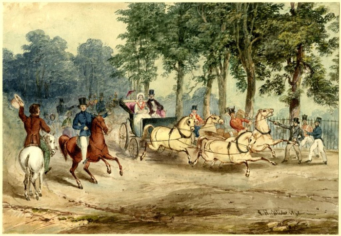Edward_Oxfords_assassination_attempt_on_Queen_Victoria_G.H.Miles_watercolor_1840 (700x485, 401Kb)