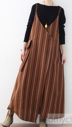khaki_yellow_striped_linen_dresses_plus_size_big_pockets_cotton_dress_boutique_sleeveless_linen_dresses1 (234x410, 71Kb)