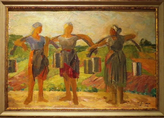 1930 Женщины с коромыслами»Н Иерусалим музей (700x504, 139Kb)