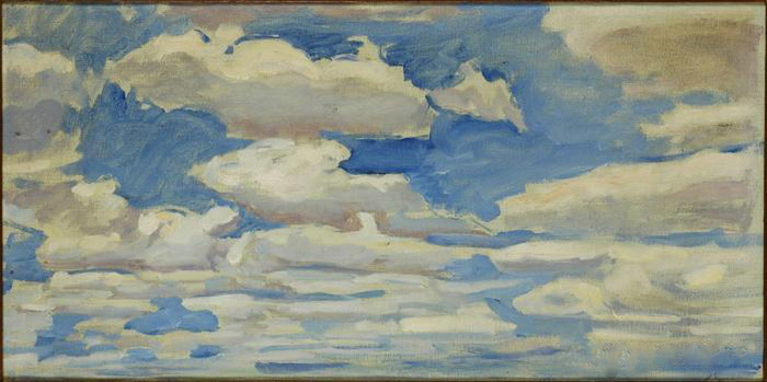 1930-е Облака. Х. м., 29,3х57,3 см. (700x349, 186Kb)
