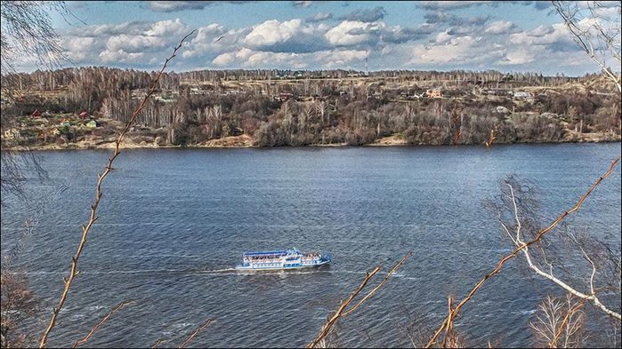 Волжские просторыю Плёс