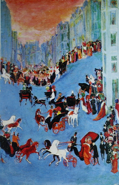 1909 Улица. (Нац. гал. Армении, Ереван) 49х31 см (450x700, 155Kb)