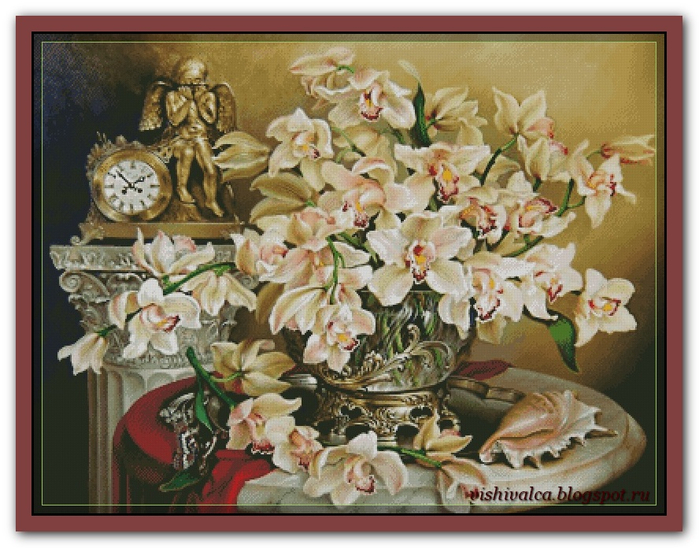 Bouquet of orchids (1) (700x548, 414Kb)