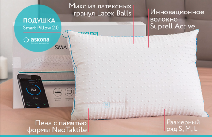 Подушки нео. Askona Smart Pillow 2.0. Askona Smart Pillow. Подушка Smart Pillow 2.0 Аскона. Подушка Аскона смарт Пиллоу.