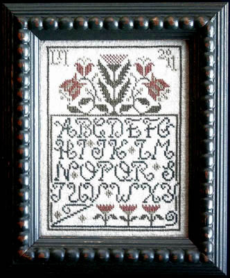 Flowery Alphabet (332x400, 127Kb)