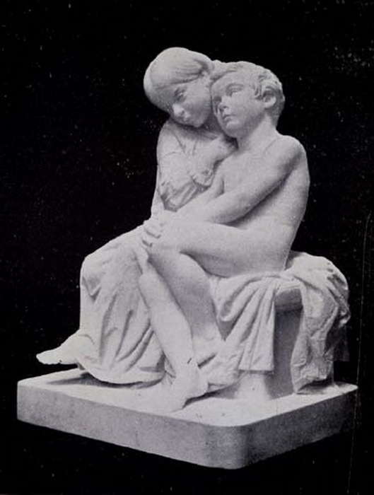 1862 Brother and Sister, or Deaf and Dumb. . Exhibited at Great International Exhibition, 1862. (529x700, 68Kb)