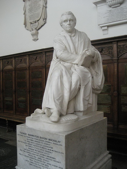 1868 Thomas Babington Macaulay, 1st Baron Macaulay. Trinity College, Cambridge (525x700, 113Kb)