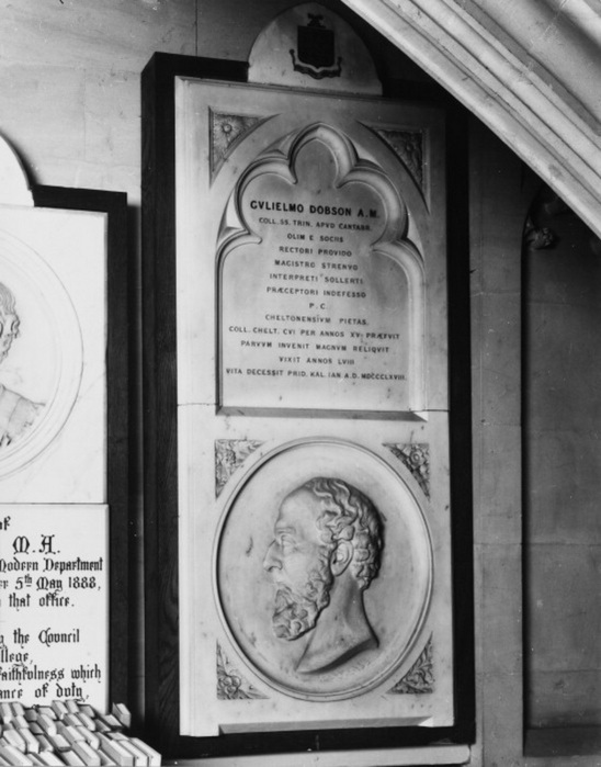1868 Monument to William Dobson. Gloucestershire, Cheltenham Chapel (548x700, 102Kb)