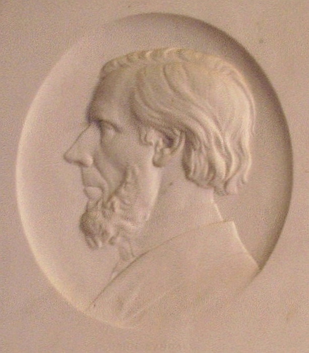 1876 Medallion of John Tyndall. . .Royal Institution of Great Britain. (613x700, 108Kb)