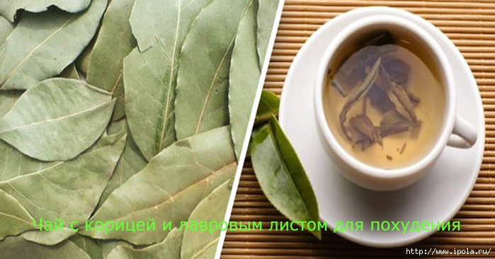 Чай с корицей и лавровым листом для похудения! (700x366, 194Kb)