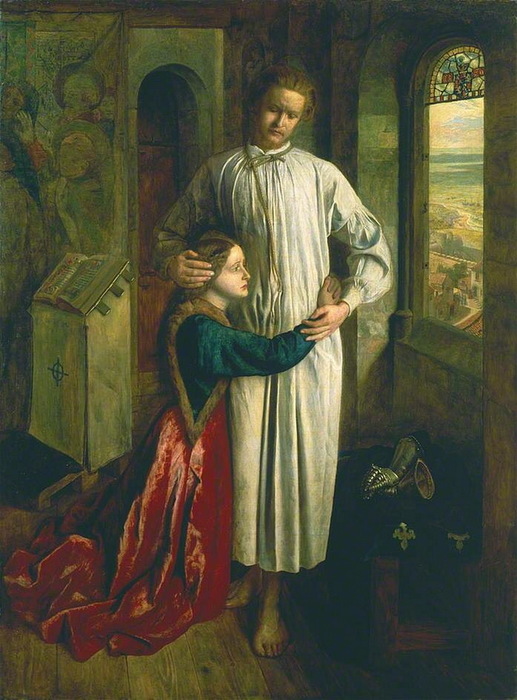 1859 The Burgesses of Calais. , . 99 x 74 cm. Guildhall Art Gallery (2) (517x700, 127Kb)