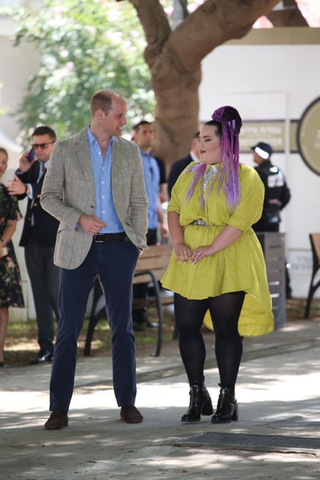 Принц Уильям прогулялся с победительницей «Евровидения» по улицам Тель Авива