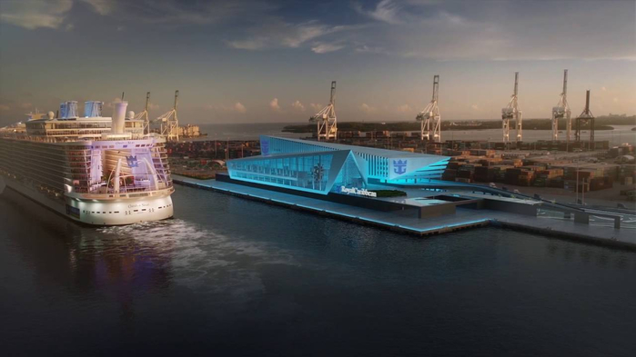 Royal Caribbean building new cruise terminal (700x393, 187Kb)