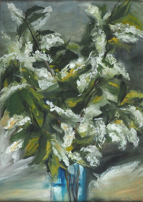 1949 Белая черемуха. Бумага, гуашь. 52 х 44 см. ЧС (495x700, 148Kb)