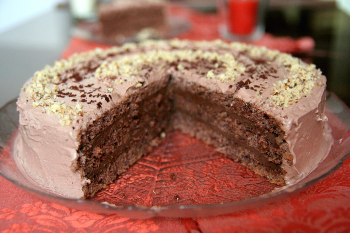 Шоколадный торт с орехами7-1 (700x466, 433Kb)