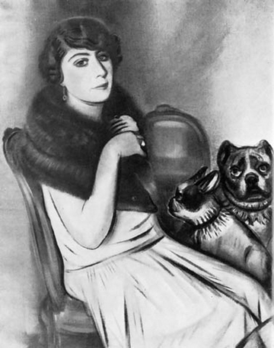 1927 Портрет с собаками (551x700, 84Kb)