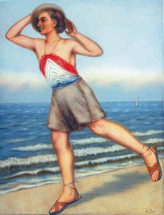 1933 У моря. Мария-Луиза. Х, м. 117 х 90 см. (Нукус ХМ) (535x700, 129Kb)