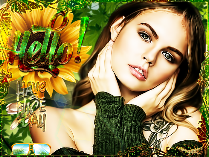 4153242_GreenMapleLeaves1024x768 (700x525, 695Kb)