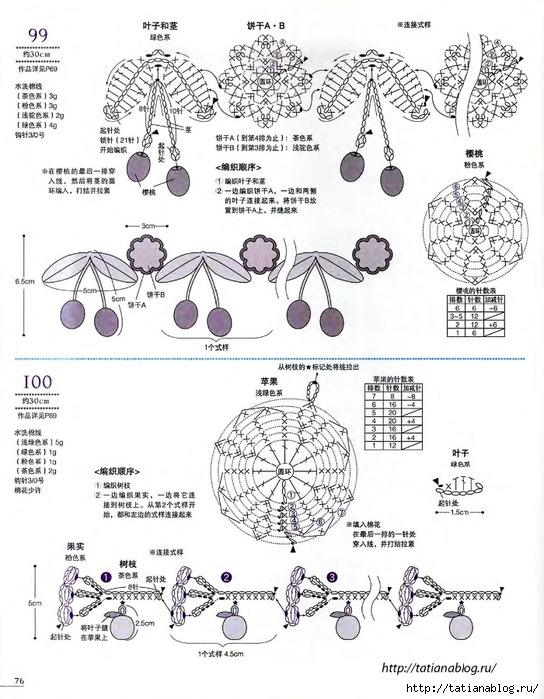 Asahi Original - Crochet Edging&Braid 100 6 (Chinese).page76 copy (544x700, 267Kb)