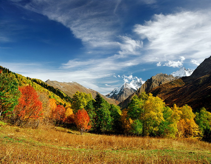 Осень в горах Кавказа