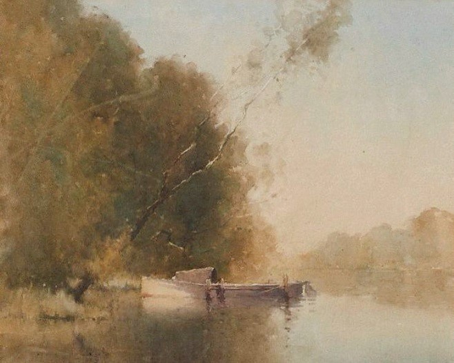 Morning at Dora Creek (1915) (658x526, 222Kb)