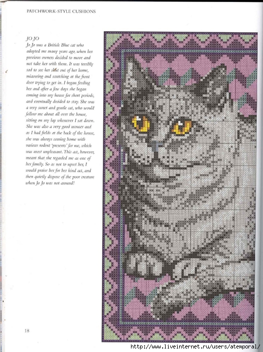 CATS NEEDLEPOINT CATS. (15) (524x700, 292Kb)