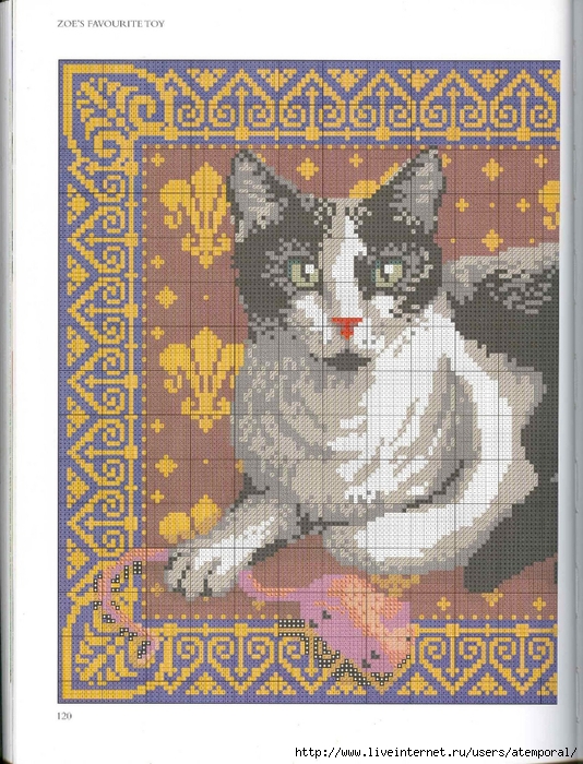 CATS NEEDLEPOINT CATS. (117) (534x700, 361Kb)