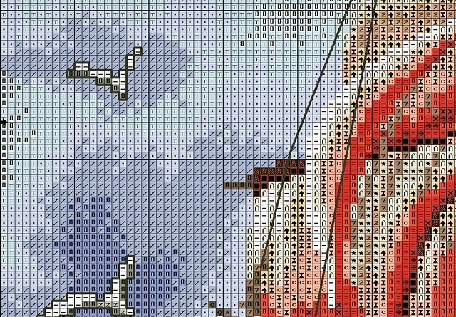 Алые паруса схема для вышивки