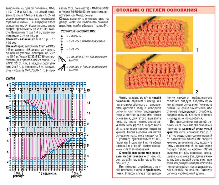 Свинг вязание спицами схемы модели и описание