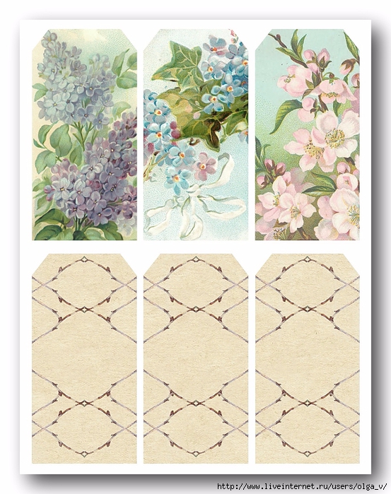 Tags - spring blossoms + branches - lilac-n-lavender (553x700, 318Kb)