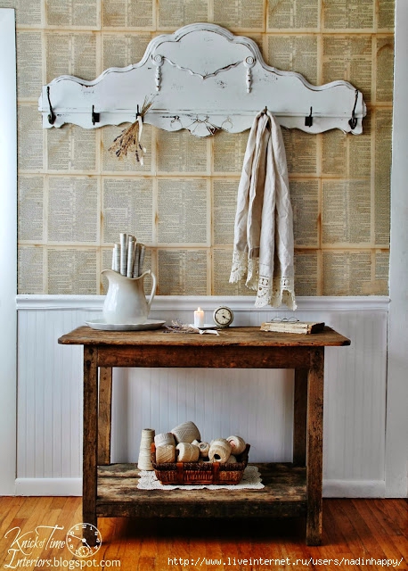 Antique Headboard Coat Rack by Knick of Time Interiors (458x640, 246Kb)