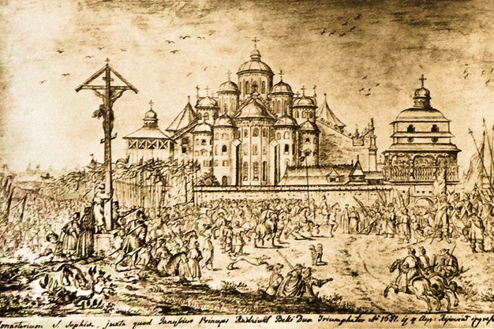 Saint_Sophia_Cathedral_in_Kiev_in_1651_by_Abraham_Evertsz._van_Westerveld (700x466, 738Kb)