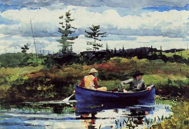 The Blue Boat, 1892 (645x440, 389Kb)