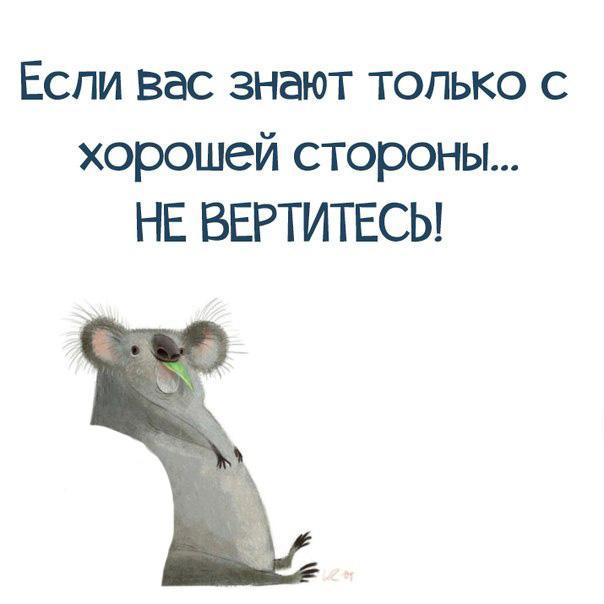 Если вас знают только с хорошей стороны не вертитесь картинка