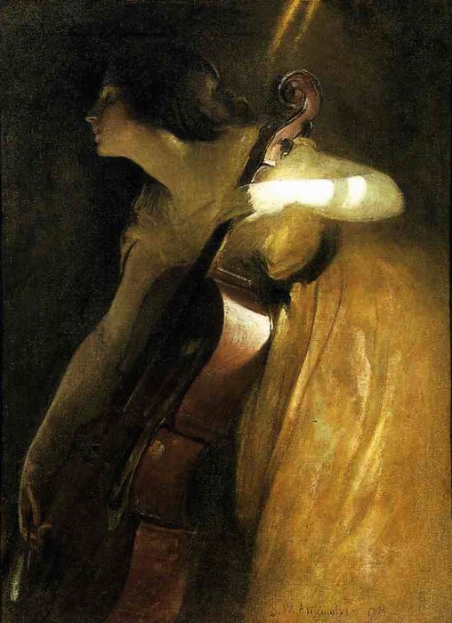 Луч солнечного света (виолончелистка), 1898 (508x700, 95Kb)