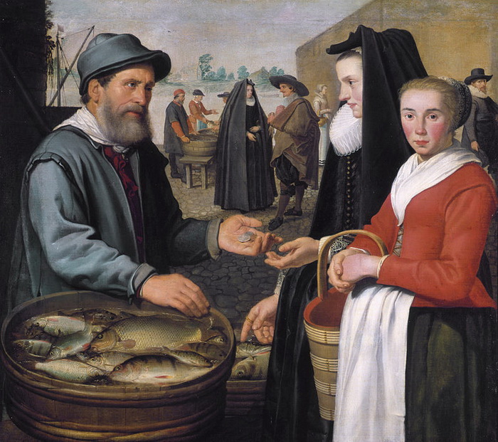The_fish-market,_by_Jacob_Gerritsz_Cuyp (700x621, 181Kb)