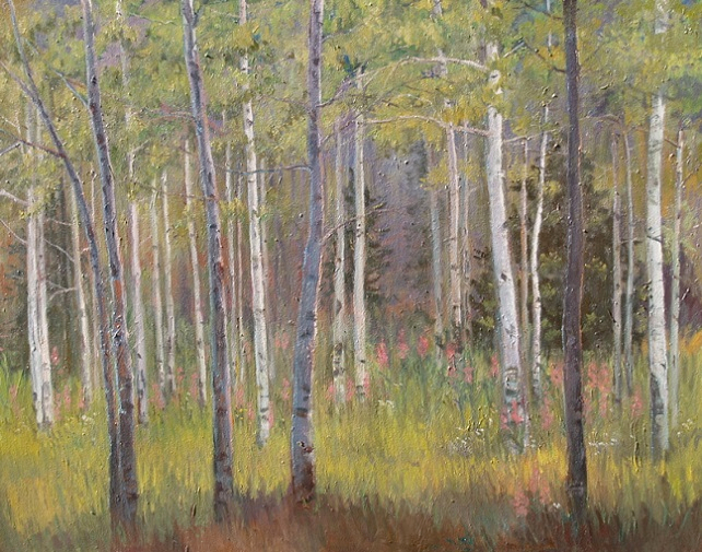 Aspens In Afternoon Shadow (642x505, 458Kb)