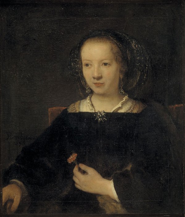 4000579_School_of_Rembrandt__Young_Woman_with_a_Carnation (599x700, 74Kb)