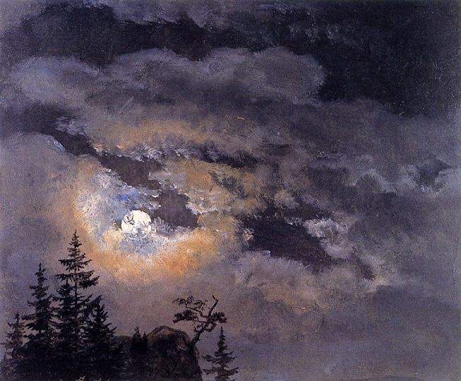 Study of Clouds at Full Moon. 1822. (653x540, 376Kb)