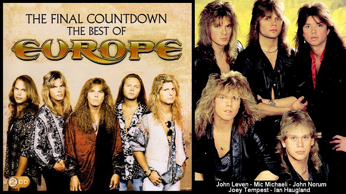 Песня европа the final. Europe группа 1986. Группа Europe the Final Countdown. Europe группа 1986 и сейчас. Europe группа 1986 альбом.