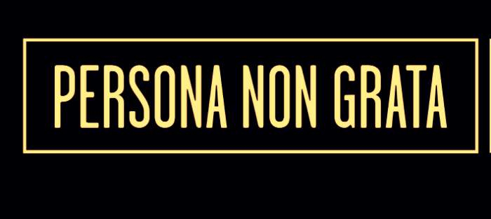 Что значит персона нон грата простыми словами. Персона нон грата. Символ персона нон грата. Футболка нон грата. Грата продакшн.