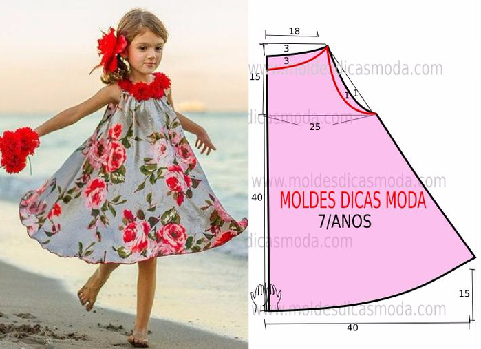 20 моделей потрясающих платьев и сарафанов для маленьких модниц (13) (700x507, 282Kb)