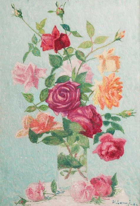   (Bouquet de Roses). 1929 (475x700, 412Kb)